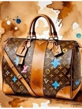 LV Bandoulière Tribute LTD EDT by Van Gogh Limited, 16”x20”